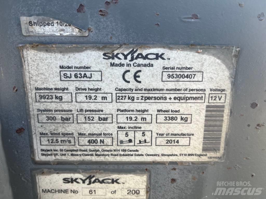 SkyJack SJ 63 AJ Zglobne dvižne ploščadi