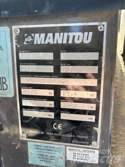 Manitou MT 932 Teleskopski viličarji