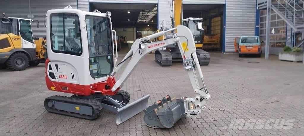 Takeuchi TB 216 A Mini bagri <7t