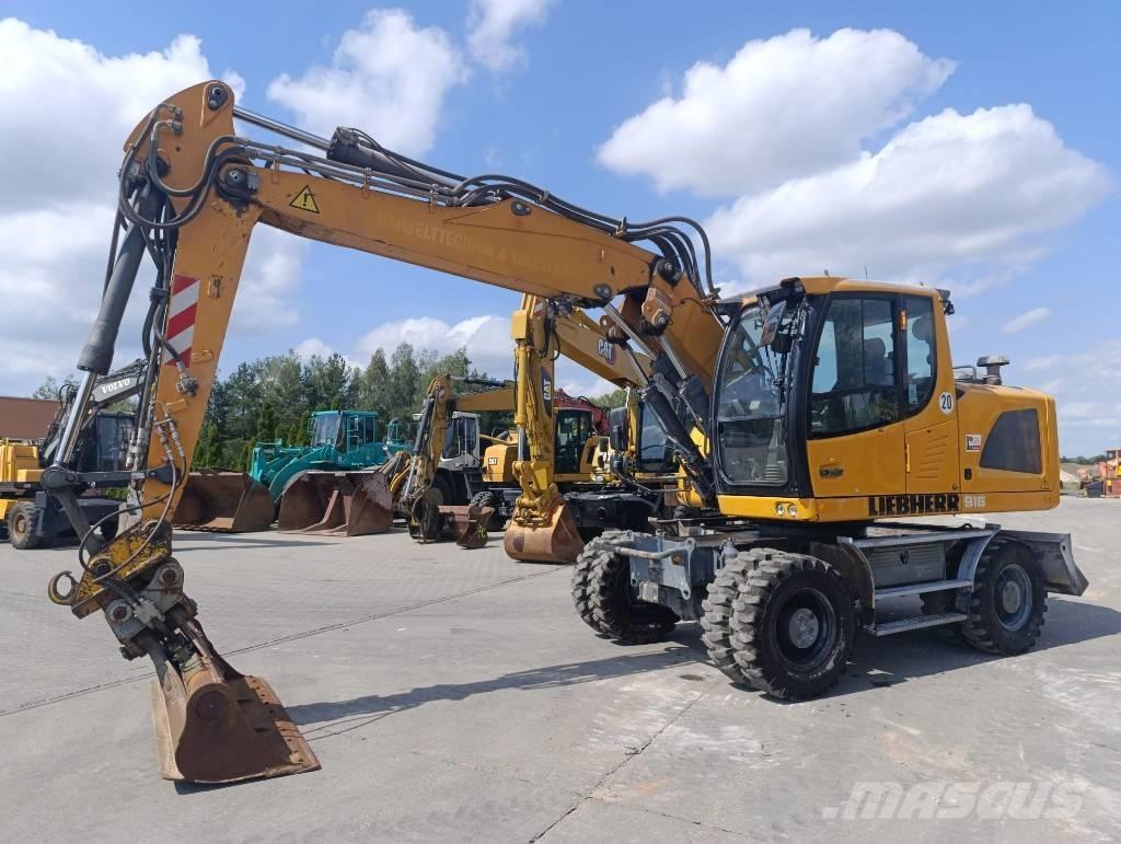 Liebherr A 916 Bagri na kolesih