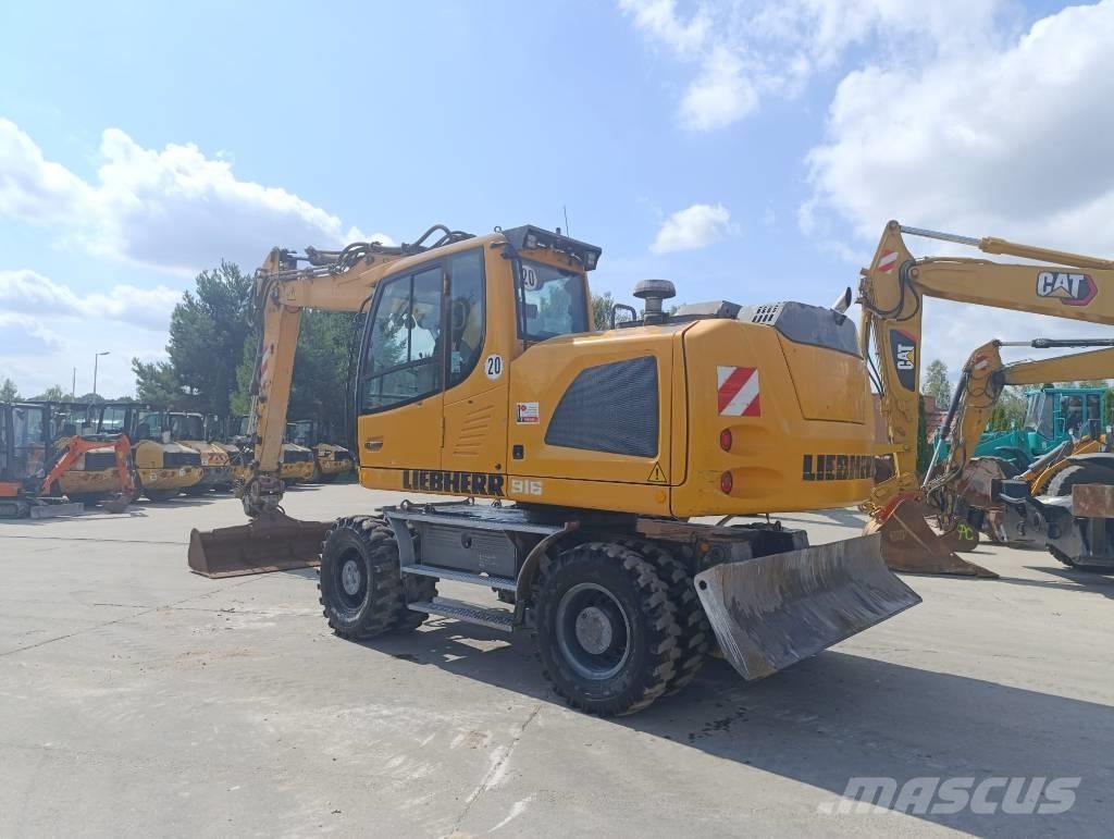 Liebherr A 916 Bagri na kolesih