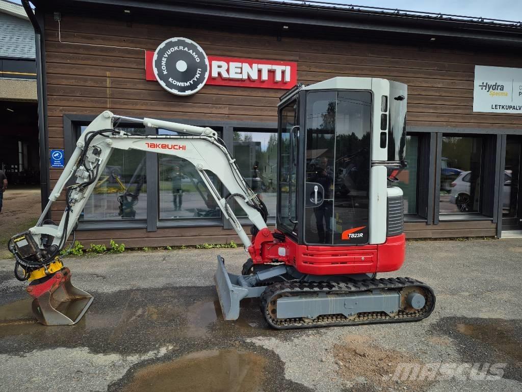 Takeuchi 23R Mini bagri <7t