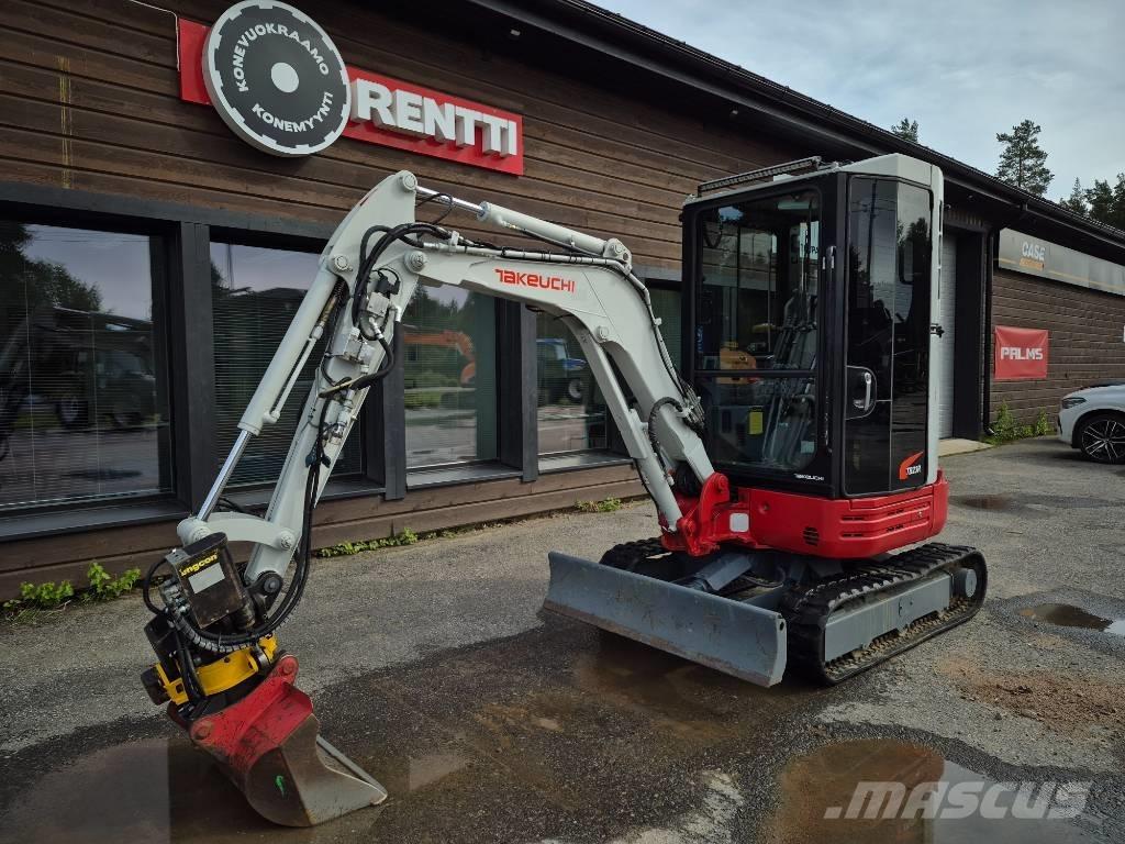 Takeuchi 23R Mini bagri <7t