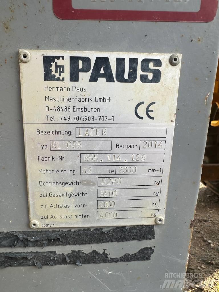 Paus RL 655 Kolesni nakladalci