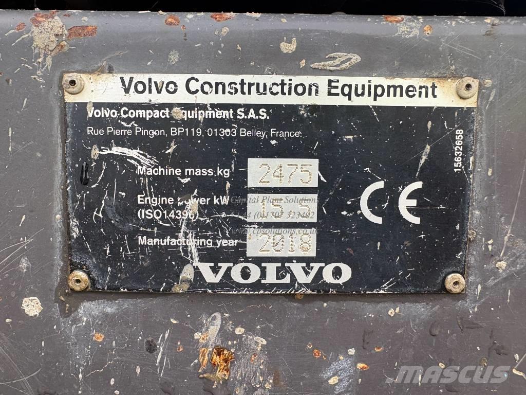 Volvo ECR 25 D Mini bagri <7t