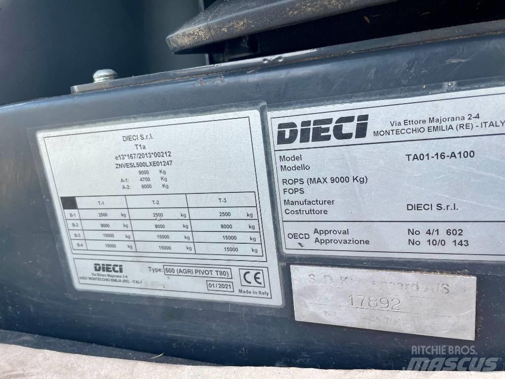 Dieci Agri Pivot T80 Kmetijski teleskopski nakladalci