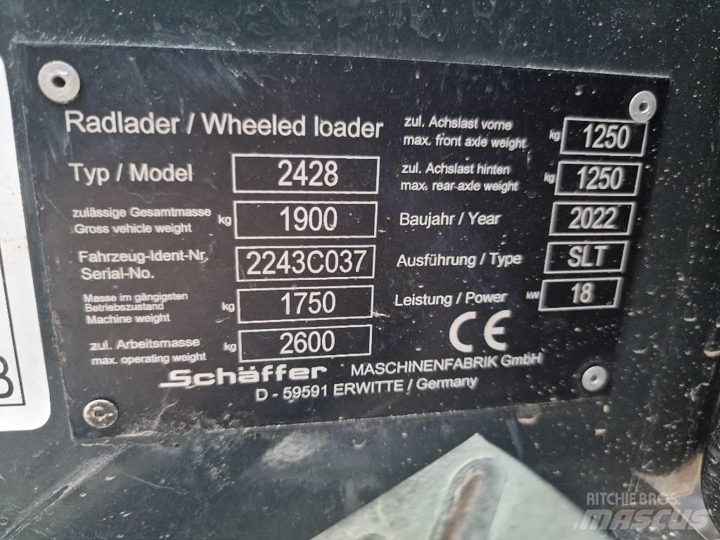 Schäffer 2428 SLT Kolesni nakladalci