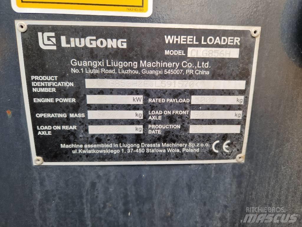 LiuGong 856H Kolesni nakladalci