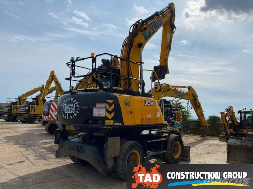 JCB JS 160 W Bagri na kolesih