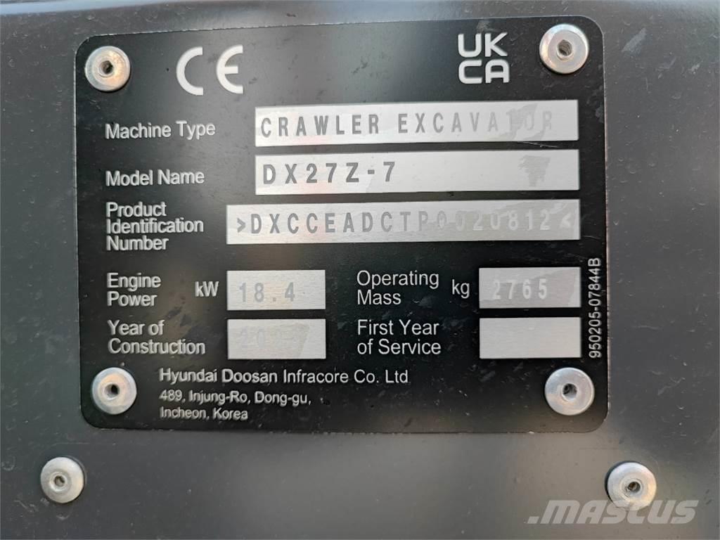 Develon DX27Z-7 Kmetijstvo - drugo