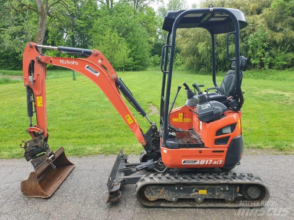 Kubota U 17-3a Mini bagri <7t