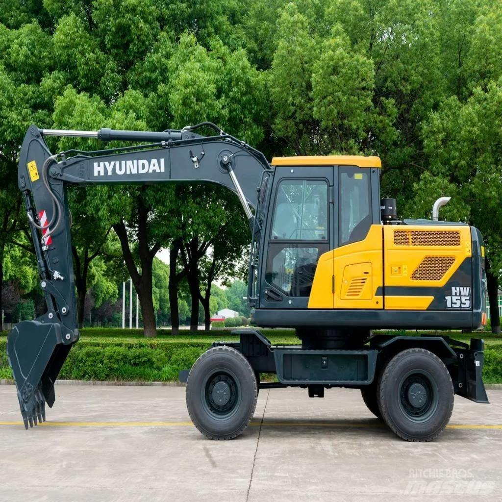 Hyundai HW155 Bagri na kolesih
