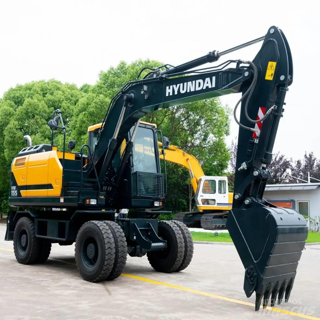 Hyundai HW155 Bagri na kolesih