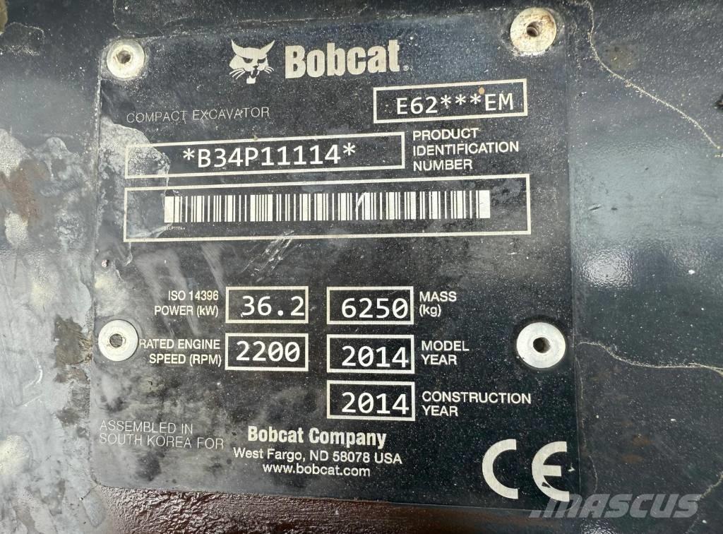 Bobcat E 62 Mini bagri <7t