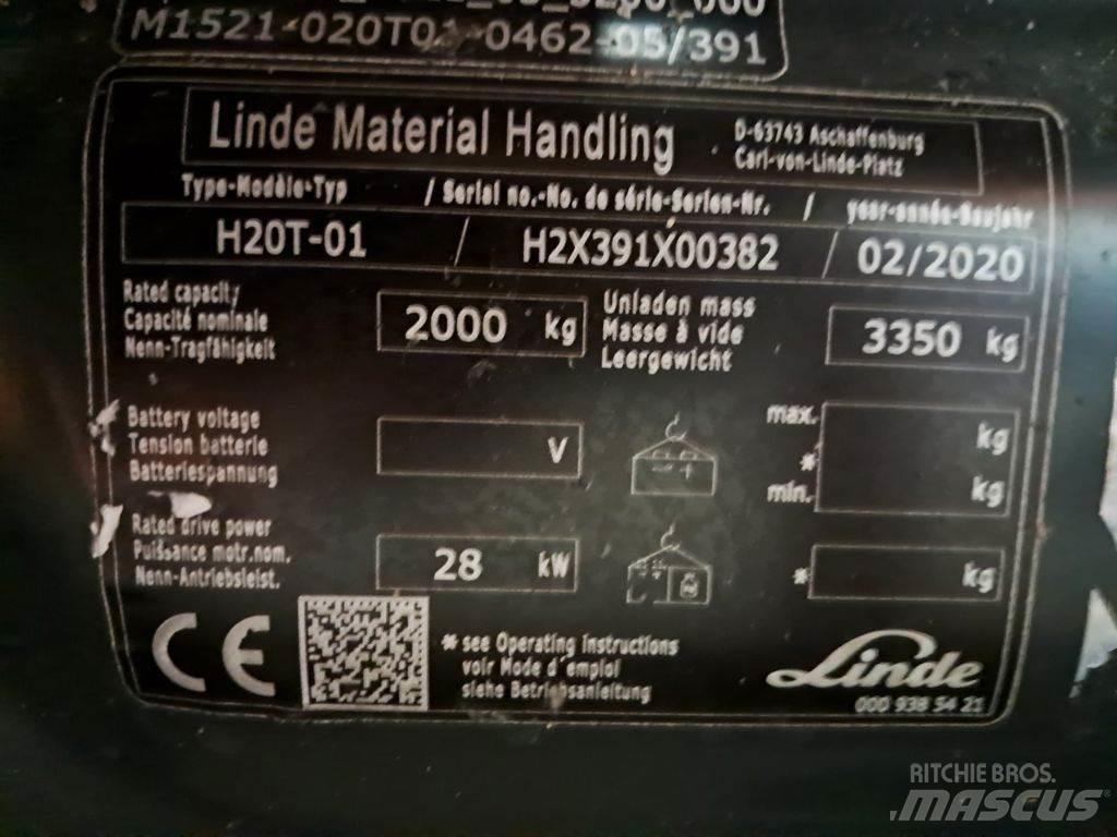 Linde H20T-01 Plinski viličarji