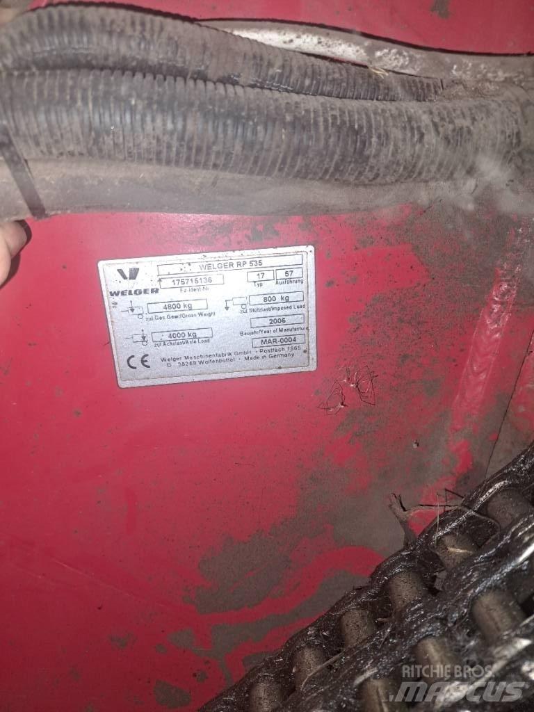 Welger RP535 Balirke (okrogle bale)