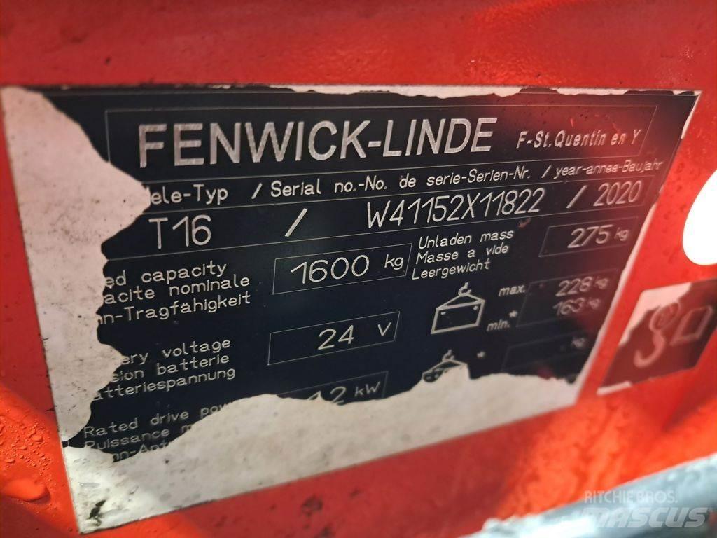 Linde T16 Električni nizko dvižni viličar