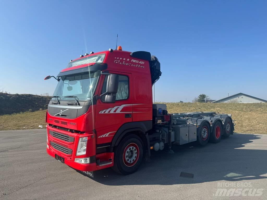 Volvo FM 420 Razstavljivi tovornjaki z žičnimi dvigali