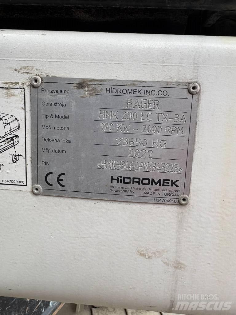 Hidromek 230 LC TX Rušilni bagri