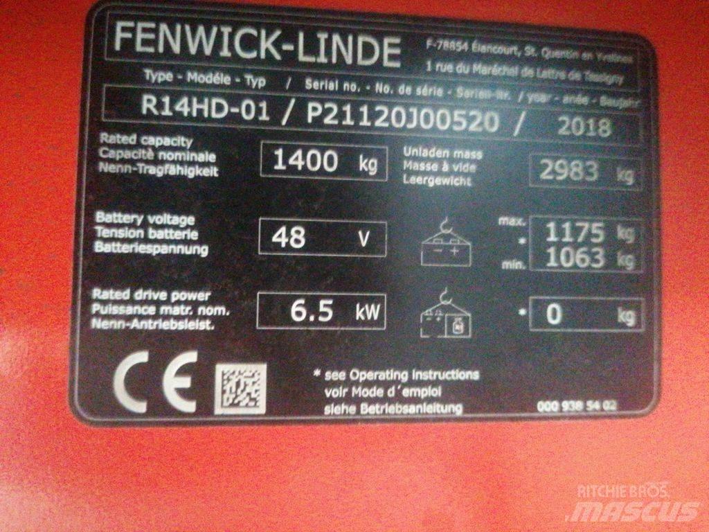 Linde R14HD Viličarji s pomičnim teleskopom