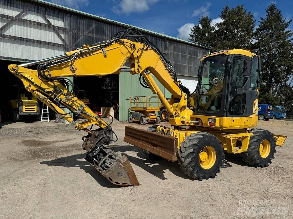 Komatsu PW 98 MR-8 Bagri na kolesih