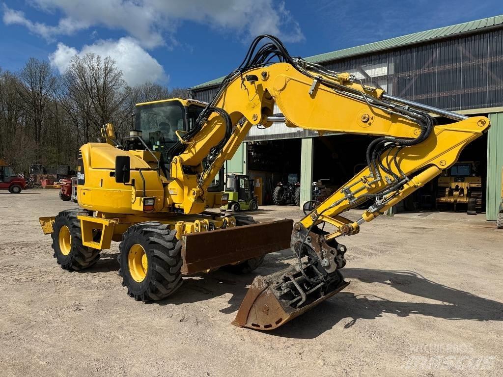 Komatsu PW 98 MR-8 Bagri na kolesih