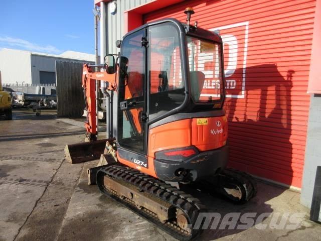Kubota U 27-4 Mini bagri <7t