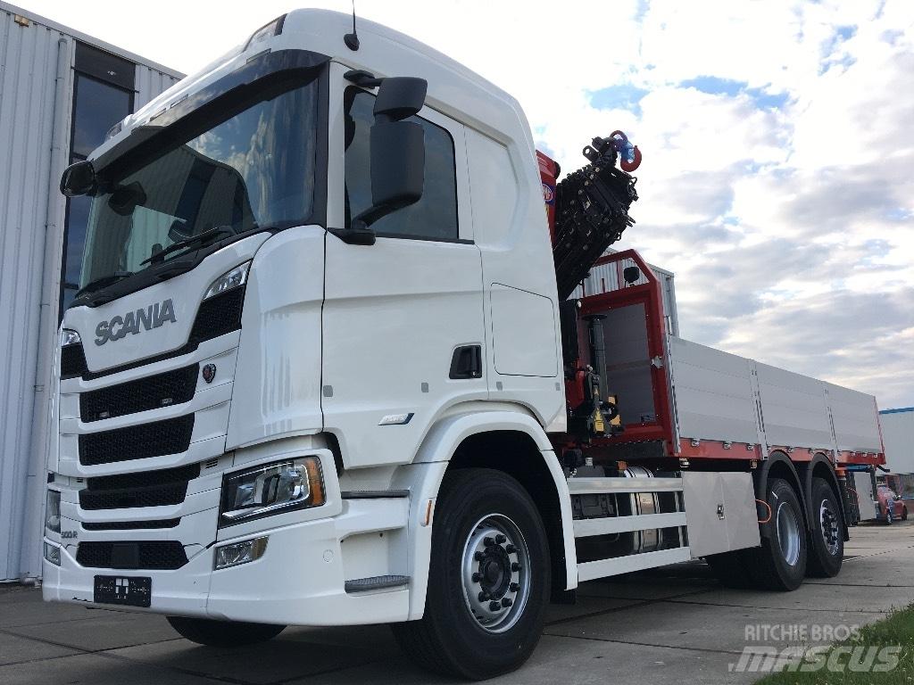 Scania R 500 LB Tovornjaki z žerjavom