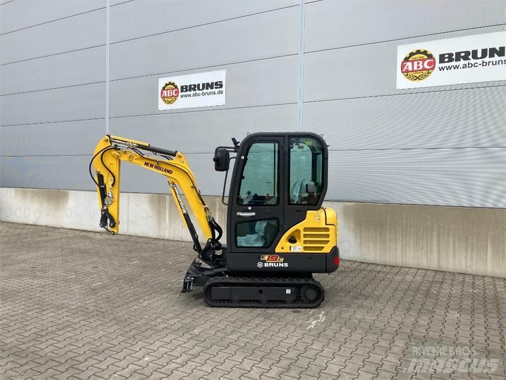 New Holland E 19C Mini bagri <7t