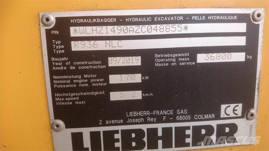 Liebherr R936 NLC Bagri goseničarji