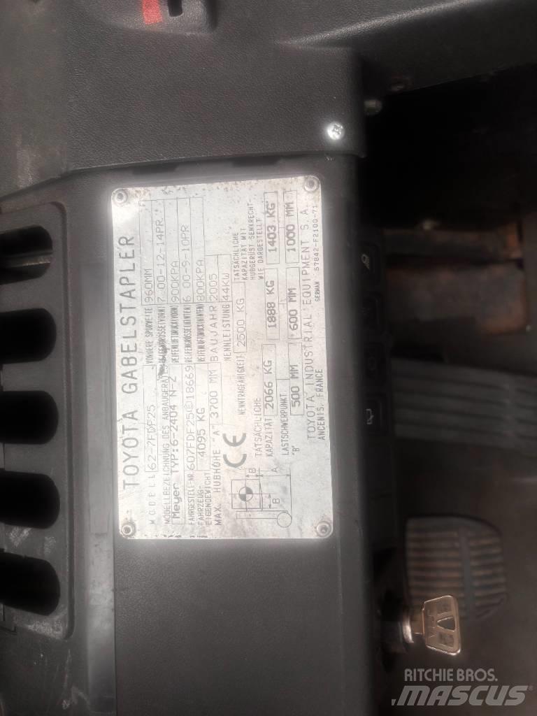 Toyota 62-7 FDF 25 Dizelski viličarji