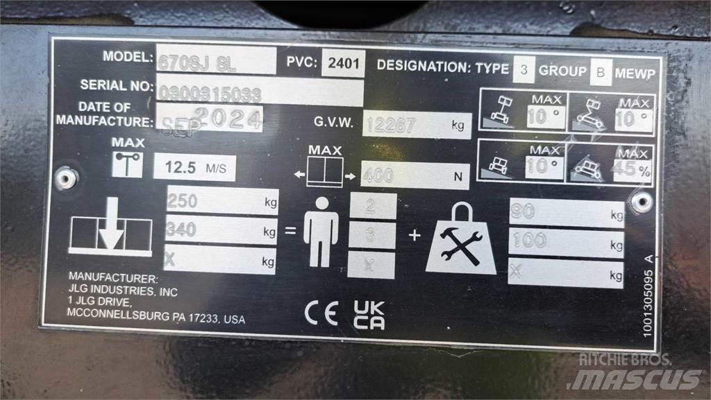 JLG 670SJ Teleskopske dvižne ploščadi