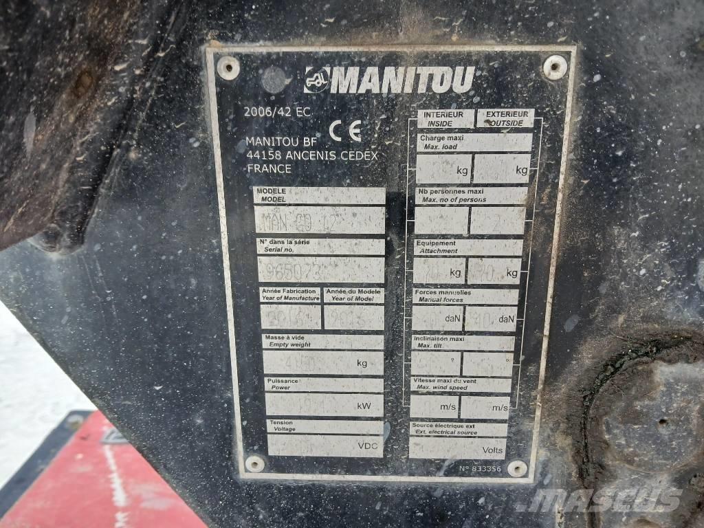 Manitou ManGo 12 Zglobne dvižne ploščadi