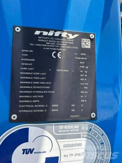 Niftylift 170 H E Vlečne dvižne ploščadi