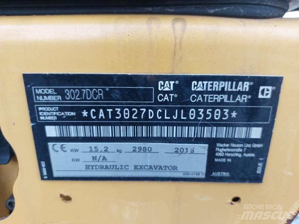 CAT 302.7 D CR Mini bagri <7t