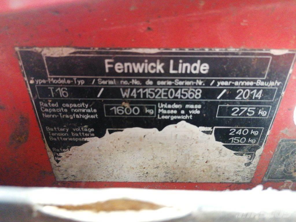 Linde T16 Električni nizko dvižni viličar