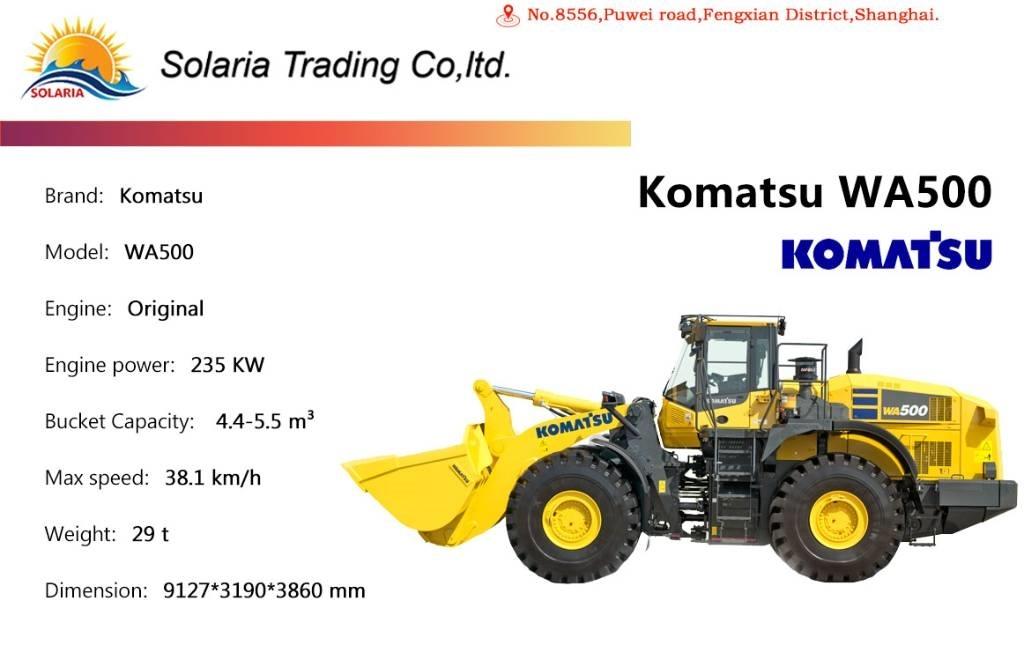 Komatsu WA 500 Kolesni nakladalci