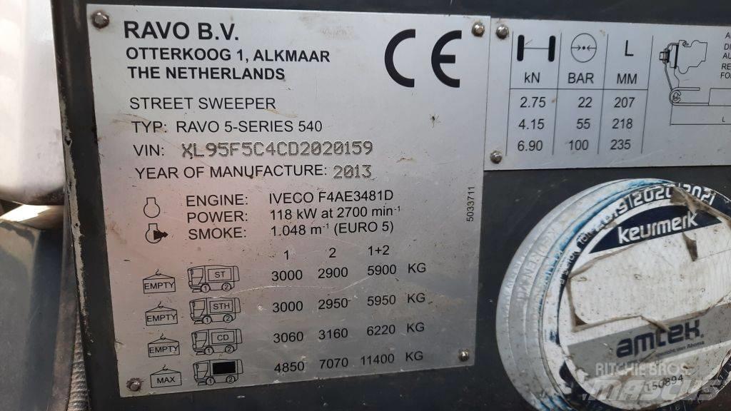 Ravo 540CD Cestni pometači