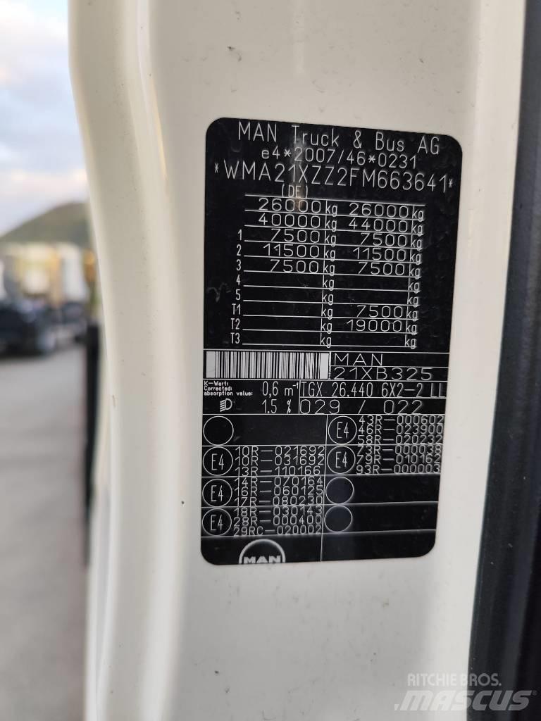 MAN TGX 26.440 Tovornjaki za prevoz avtomobilov z vitlom