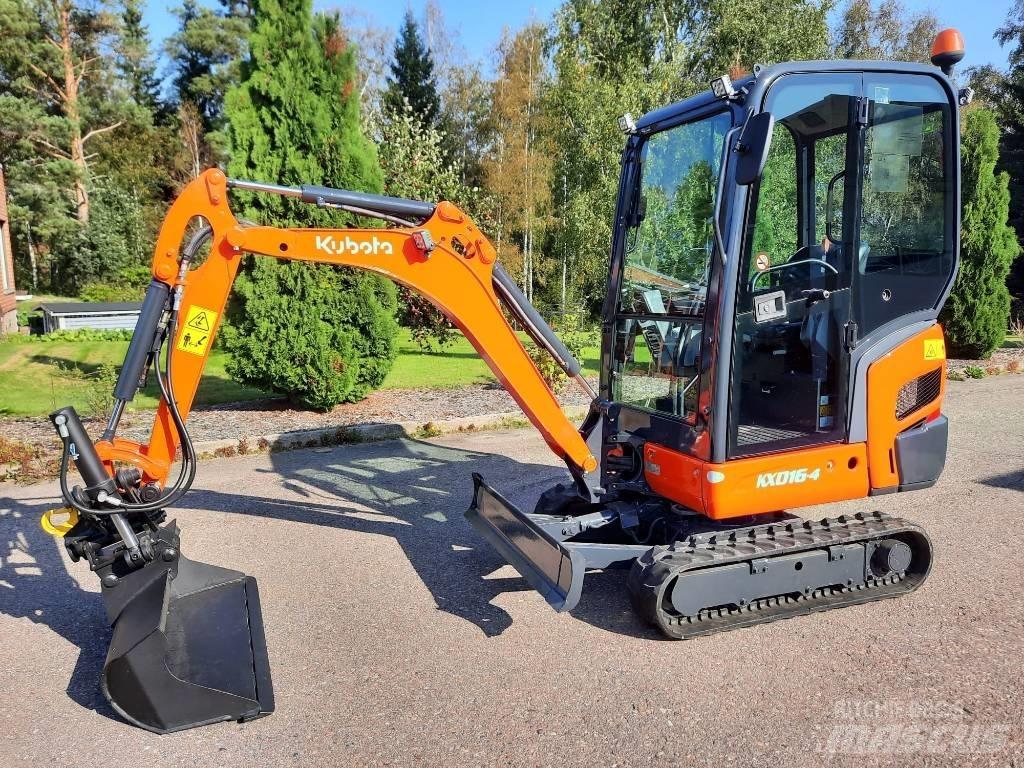 Kubota KX016-4 Mini bagri <7t