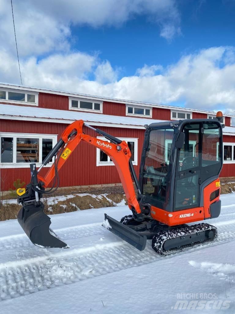Kubota KX016-4 Mini bagri <7t