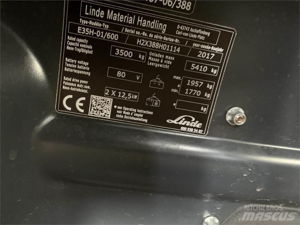 Linde E35/600H Električni viličarji