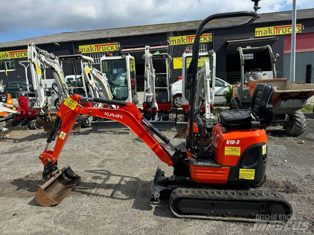 Kubota U 10-3 Mini bagri <7t