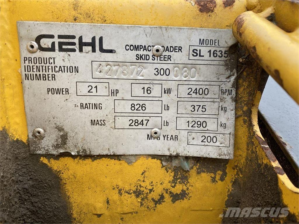 Gehl SL1650 Mini nakladalci