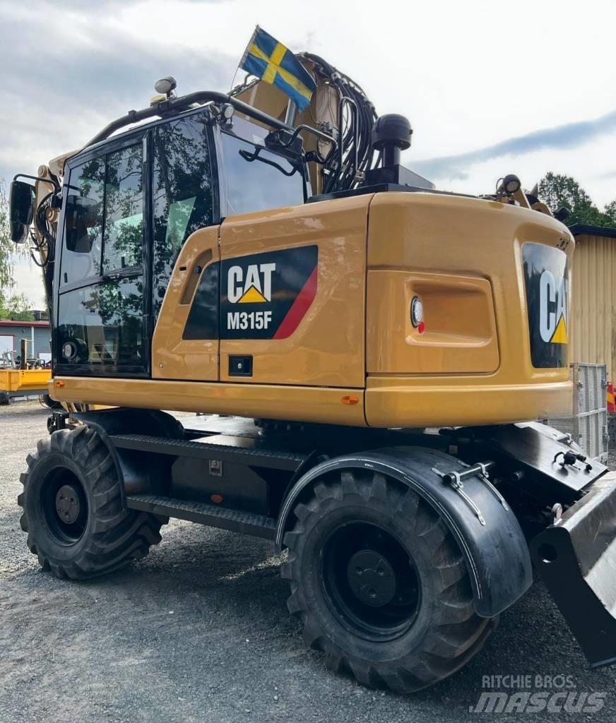 CAT 315 F Bagri na kolesih