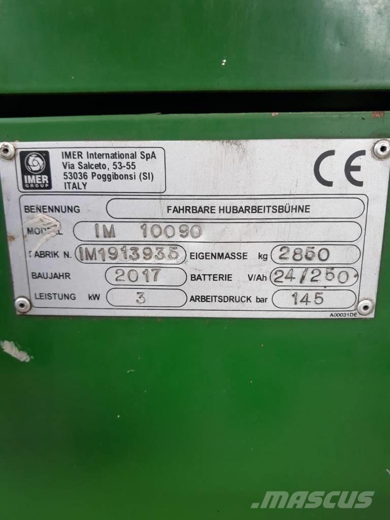 Imer IM 10090 Škarjaste dvižne ploščadi