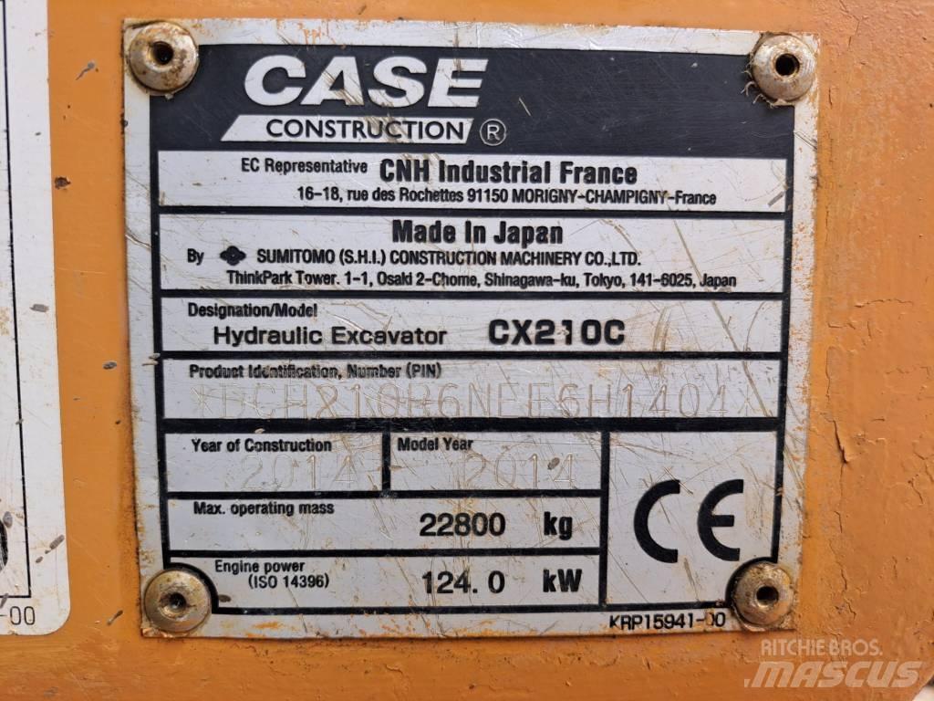 CASE CX 210 C Bagri goseničarji