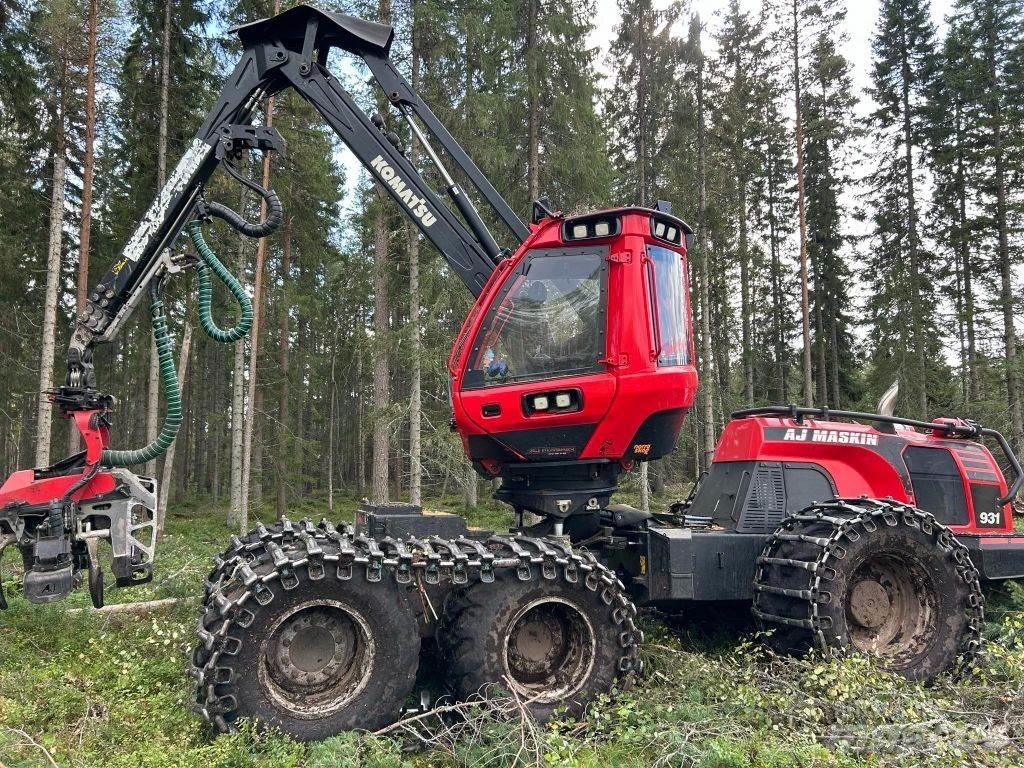 Komatsu 931 Harvesterji