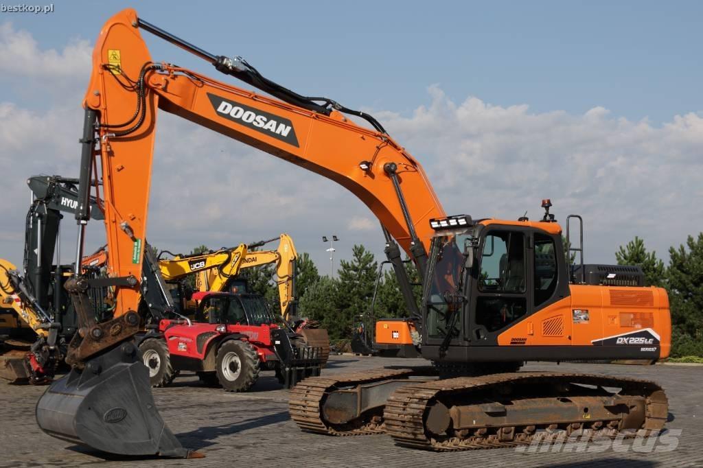 Doosan DX 225 LC-7 Bagri goseničarji