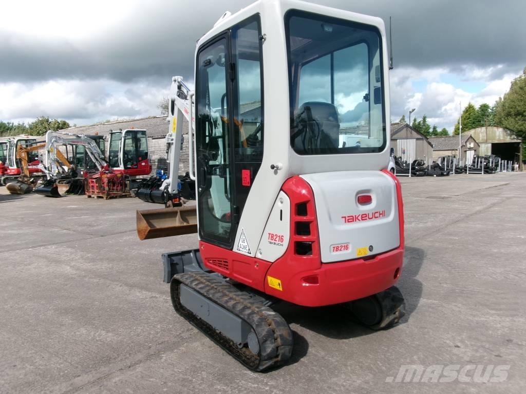 Takeuchi TB 216 Mini bagri <7t